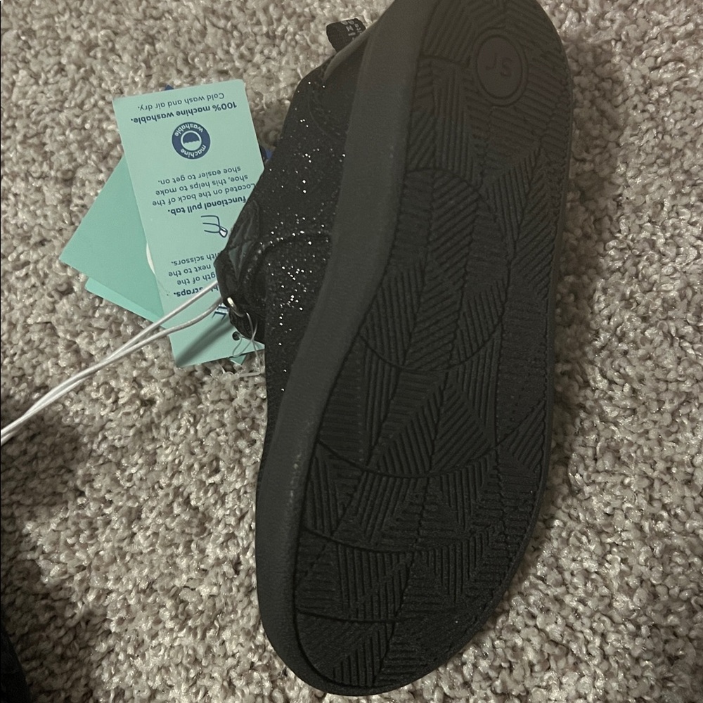 Stride Rite Toddler Glitter Flats Sz 10M - Picture 3 of 4